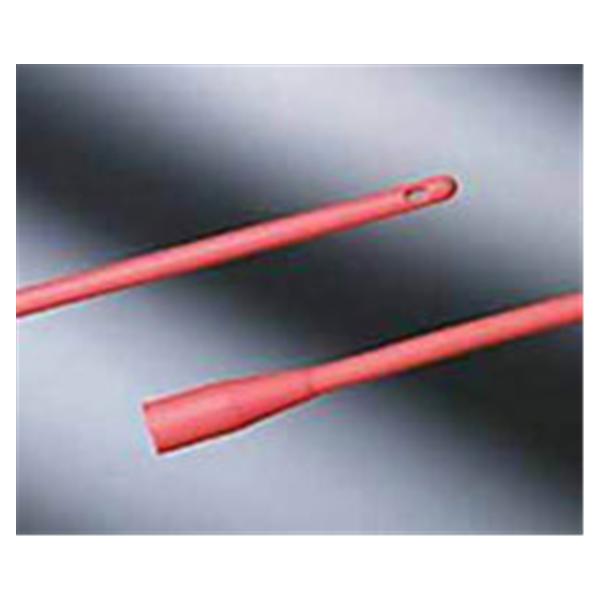 Catheter Intermittent 18Fr Round Hollow Tip Rubber 12/Ca